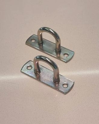 2 Golfari piastra zincati 65x20x2 mm – fissaggi 