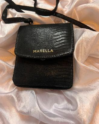 borsseta e porofoglio nero donna.