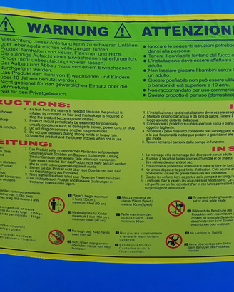 Scivolo acquatico gonfiabile