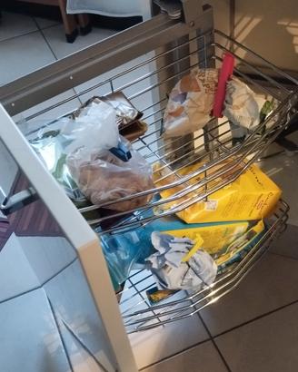 Cestello estraibile per base angolare 