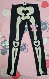 Leggings scheletro Benetton 8-9 anni 