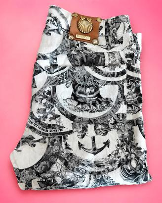 Pantaloni FRANKIE MORELLO donna fantasia luxury S