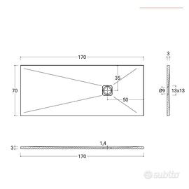 Piatto Doccia 70X170 - Nalos