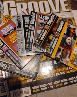 rivista groove  n. da 8 a 15 con vari cd
