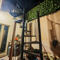 Scala a chiocciola in ferro