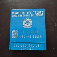 500 lire d'argento 1982 Galileo Galilei