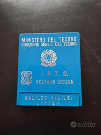 500 lire d'argento 1982 Galileo Galilei