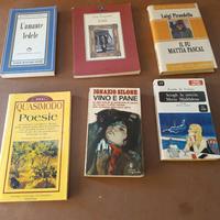 Letteratura italiana primo 1900 2 titoli a scelta