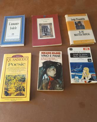 Letteratura italiana primo 1900 2 titoli a scelta