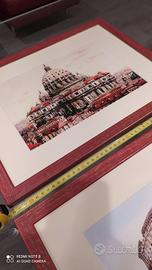 Quadri olio e acquerello