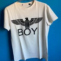 T - shirt uomo Boy London bianca, taglia S.