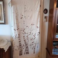 Coppia di grandi tende con stampe chicco di caffe 