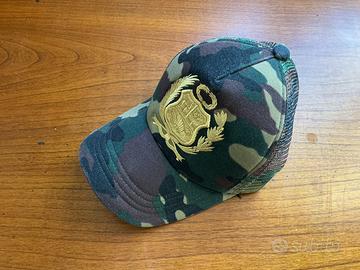 Cappello Trucker Mimetico Perù - Stemma Dorato