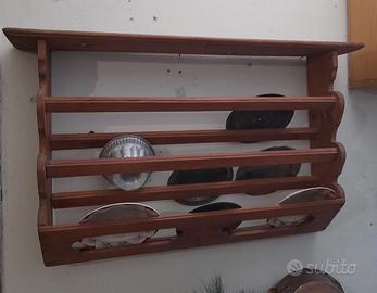 Piattaia in legno originale dell'800.