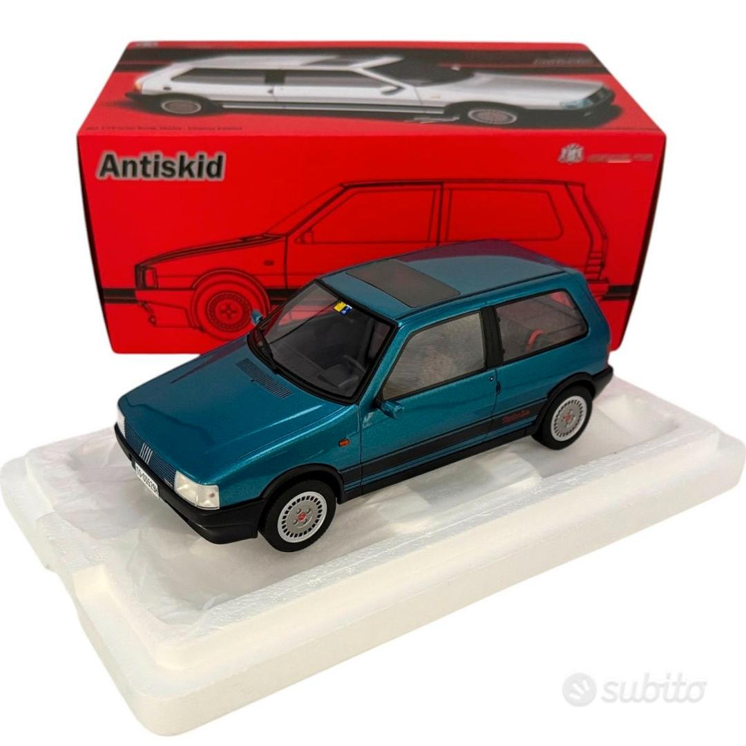 Fiat Uno Turbo Antiskid Blu 1:18 Laudoracing Collezionismo