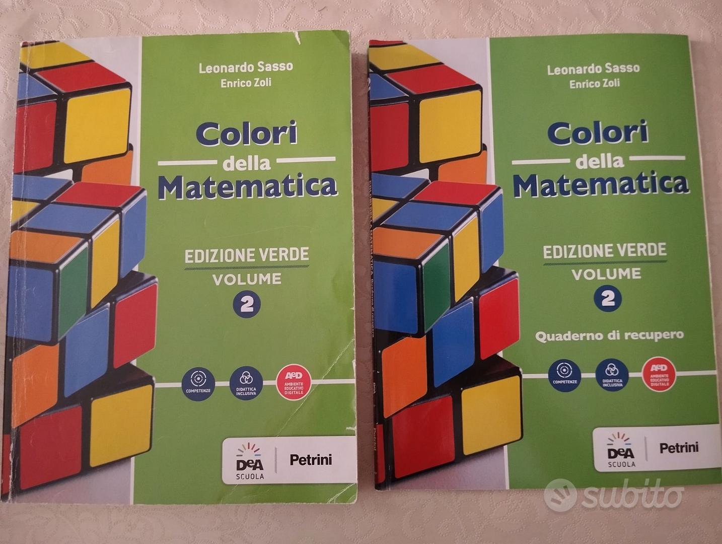 Colori Della Matematica Edizione Azzurra Volume 1 Esercizi Svolti Libro "Colori della Matematica" Vol. 2 - Libri e Riviste In vendita a