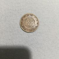 1978 200 Lire con Errore d Conio- Manca la Firma O