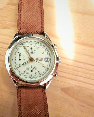orologio iconico Fininvest acciaio 