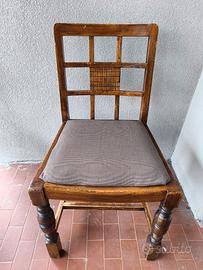 sedie di legno imbottite 