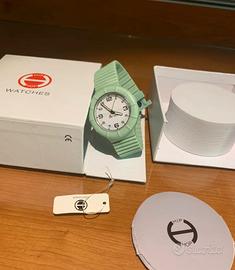 Orologio HIP HOP celeste turchese azzurro