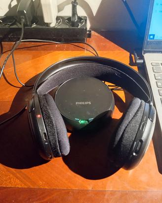 Philips SHC5200M2 Cuffie TV wireless, portata 30m