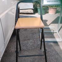 sgabello da bar pieghevole