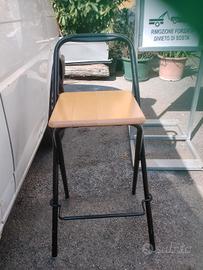 sgabello da bar pieghevole