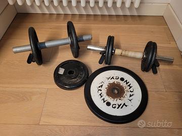 manubri e dischi - NON SPEDISCO