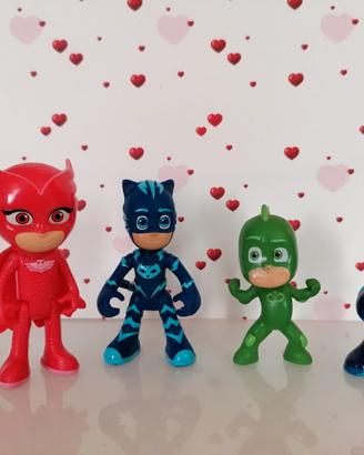 PJ Masks  giochi statuine 4x