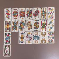 Mazzo tarots carte  piemontesi Viassone 1917