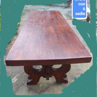 tavolo legno massiccio €300
