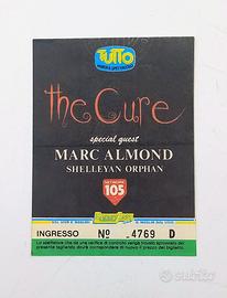 Biglietto RARO The Cure + Marc Almond  1989