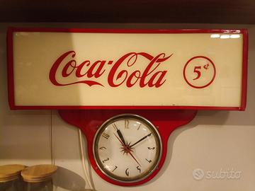 orologio murale vintage Coca Cola anni 80 restaura