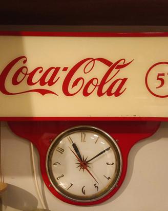 orologio murale vintage Coca Cola anni 80 restaura