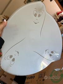 Plafoniera per cameretta a due luci con fantasmini