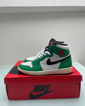 jordan 1 high green luck