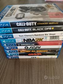 Lotto nove giochi PS4 (anche singolarmente)