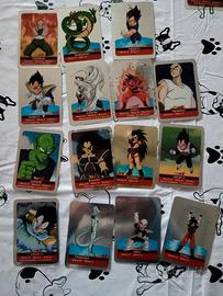 lotto 132 lamincards dragonball z serie argento