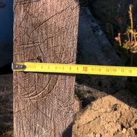 13 tavoloni in abete spessore 9 cm