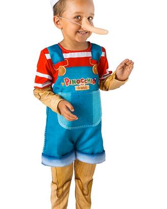 Vestito carnevale “pinocchio & friends”tg 3/4 anni