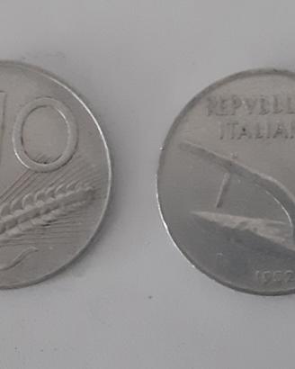 Monete L.10 Repubblica Italiana Spiga