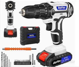 avvitatore più trapano 2 in uno 2 batterie