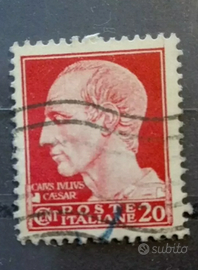 Francobollo Giulio Cesare 20 Cent