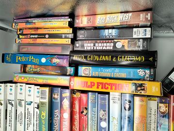 Videocassette VHS cartoni e film - STOCK