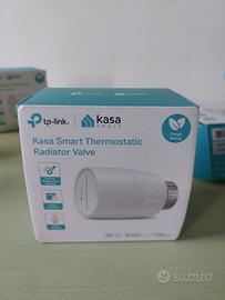 Kit 4 valvole termostatiche intelligenti kasa+hub