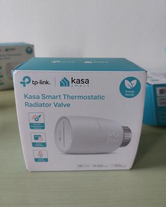 Kit 4 valvole termostatiche intelligenti kasa+hub