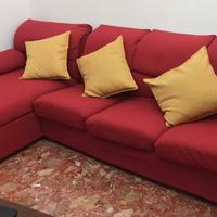 Divano con penisola  sfoderabile