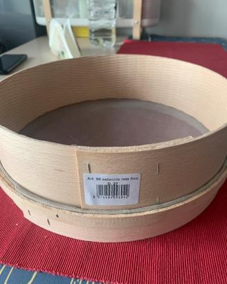 Setaccio in legno per farina diametro 26 cm