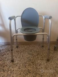 Sedia multifunzione bagno