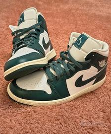 Nike Air Jordan 1 Mid Verde – New & Unworn – Uomo 